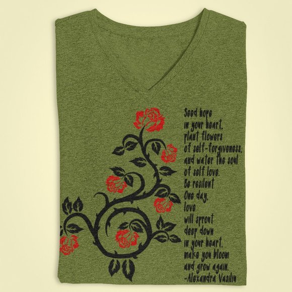 CC By Marie Tops - 🔶️ Self Love V-Neck